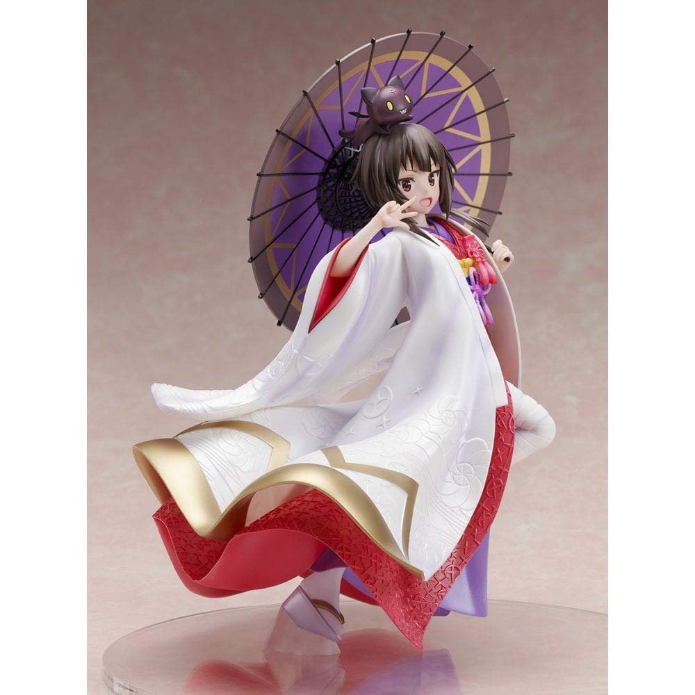 KonoSuba: Megumin (Shiromuku Version) 1:7 Scale Anime PVC Figure - Perfect for Anime Collections & Display