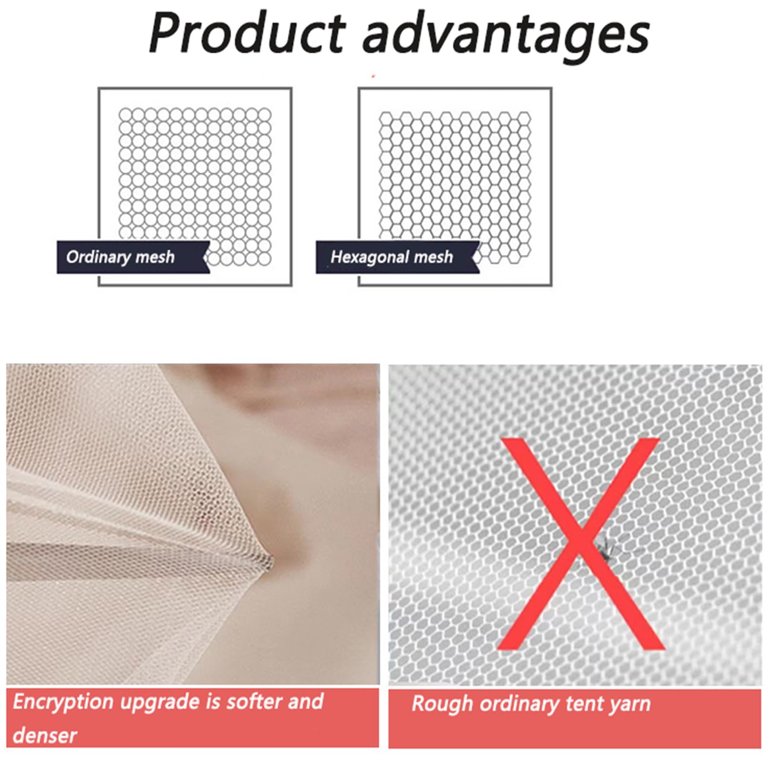 CYzpf Pop-Up Folding Bed Tent - Portable Mosquito Net Canopy with Stainless Steel Frame, Breathable Blue Netting for Indoor/Outdoor Use - Perfect for Camping, Backyard, and Kids' Room Protection