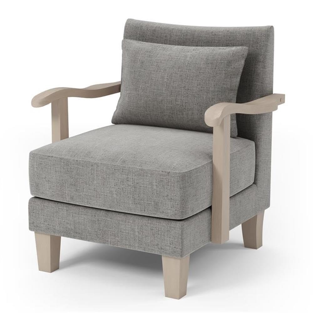 Furniture of America Ciela Gray Faux Leather Accent Chairs (Set of 2) - Modern Living Room Seating for Home Office & Lounge Areas