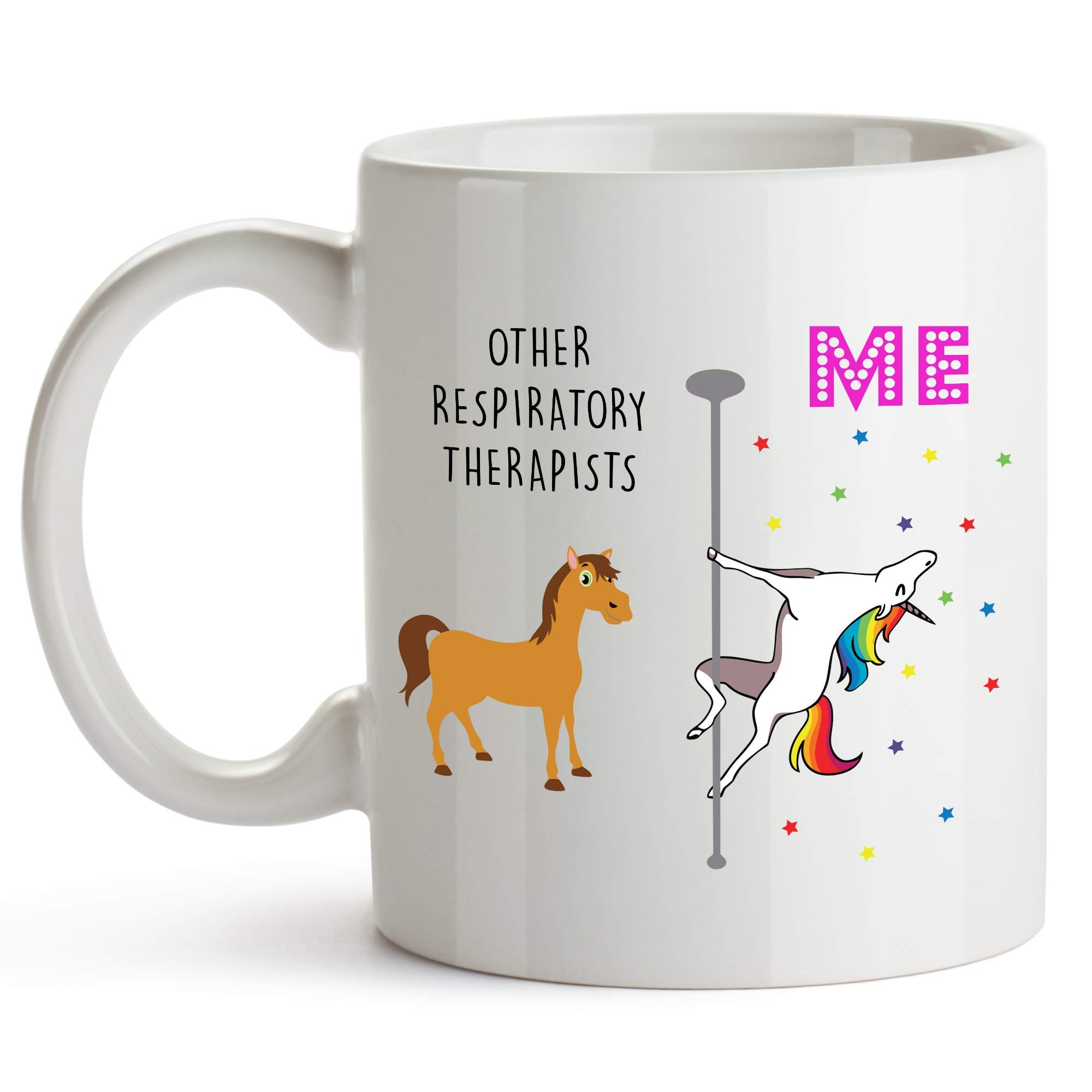 11oz Respiratory Therapist Unicorn Mug - Perfect Graduation Gift for Women in Healthcare - Ideal for Coffee, Tea & Office Use (White)
