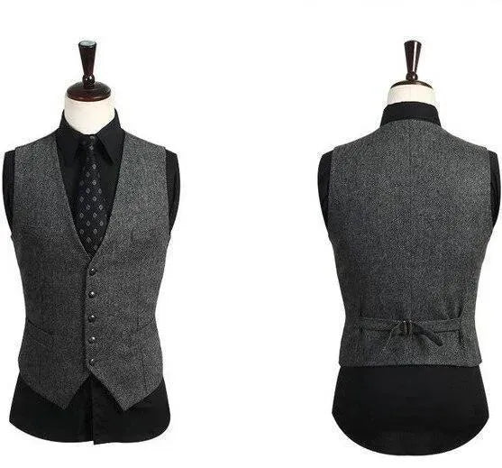 John Mitford Three Piece Tweed Suit for Men | Classic British Style Formal Wear | Perfect for Weddings, Business Meetings & Special Occasions