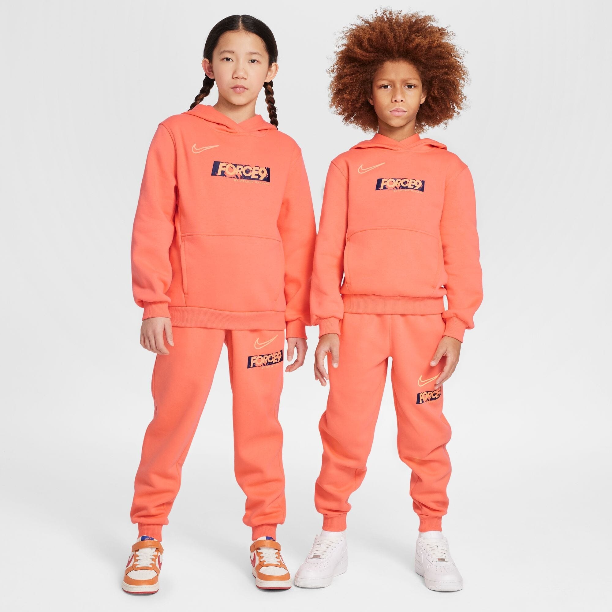 Erling Haaland Fleece Hoodie for Kids - Soft & Warm Big Kids' Club Pullover (HJ3837 643) - Perfect for Soccer Games, School & Outdoor Activities