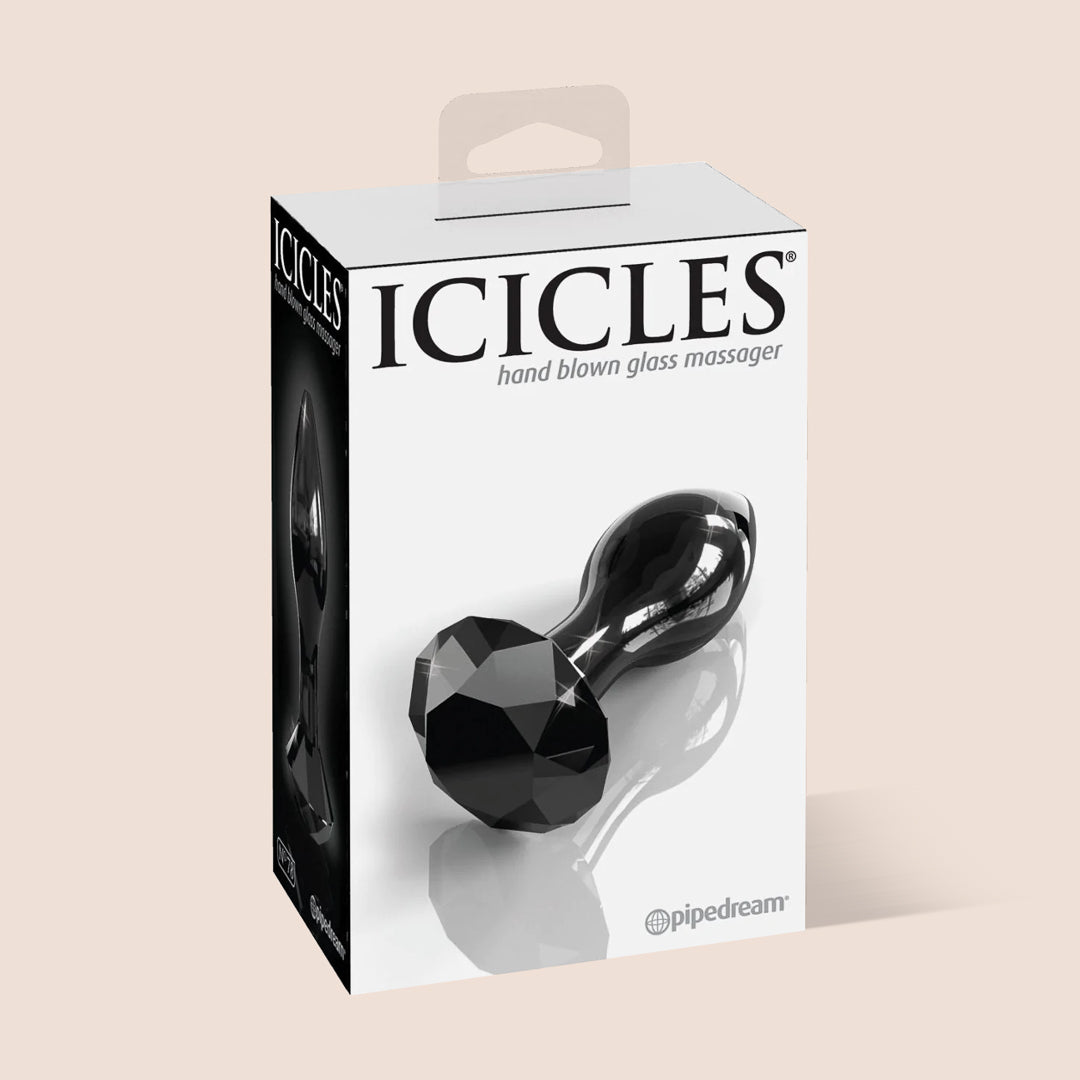 Icicles No. 78 Glass Plug - Premium Glass Body Jewelry for Stretching & Piercing - Perfect for Ear Gauges, Septum Rings & Body Modifications