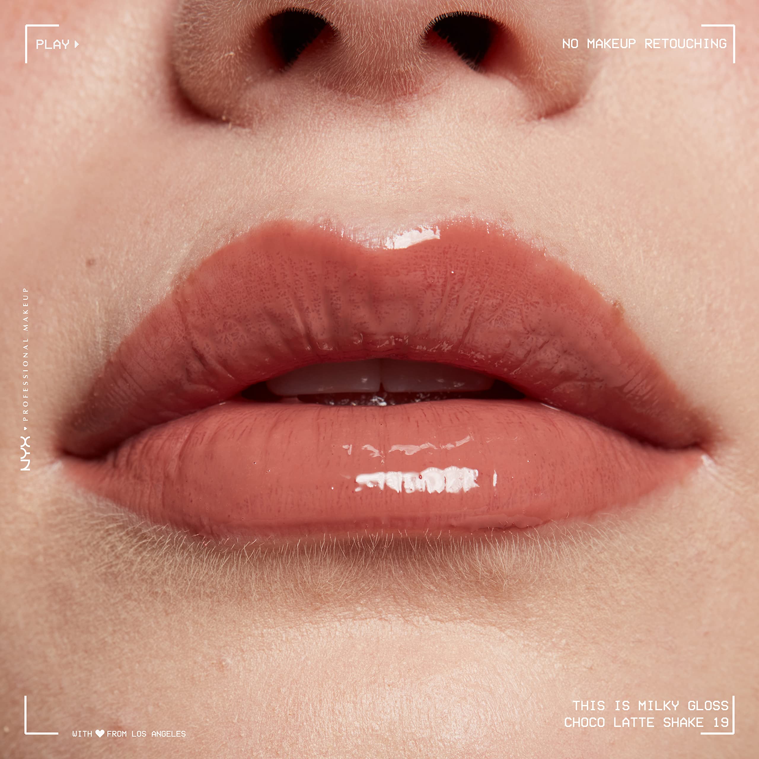 NYX PROFESSIONAL MAKEUP This Is Milky Gloss - 12 Hour Hydrating Vegan Lip Gloss in Choco Latte Shake (Milk Chocolate) for Smooth, Shiny Lips - Perfect for Daily Wear, Date Nights & Special Occasions