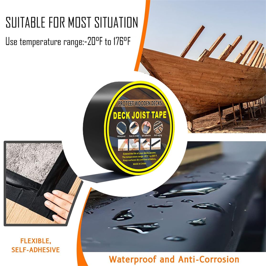 Butyl Joist Tape for Decking - 1.5