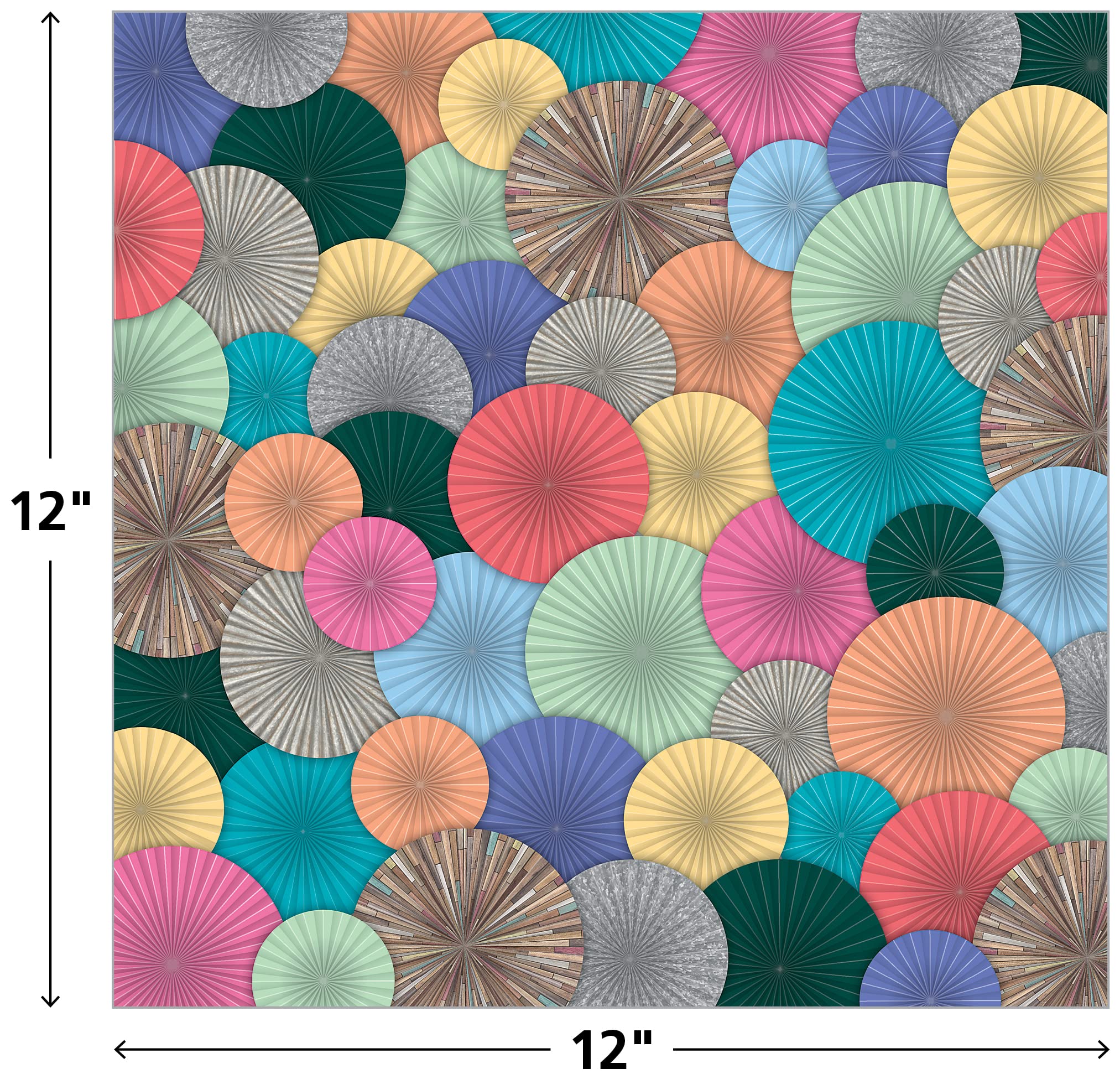 Teacher Created Resources Farmhouse Chic Scrapbook Paper Pad 12x12 Inches - 50 Sheets Acid-Free Decorative Paper for Scrapbooking, Card Making, DIY Crafts (TCR5581) | Perfect for Home Decor, Memory Books & Gift Projects