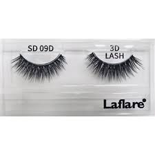 LA FLARE Faux Mink Lashes - Natural Volume & Length (Choose Your Style SD09D) for Dramatic Eye Makeup & Special Occasions