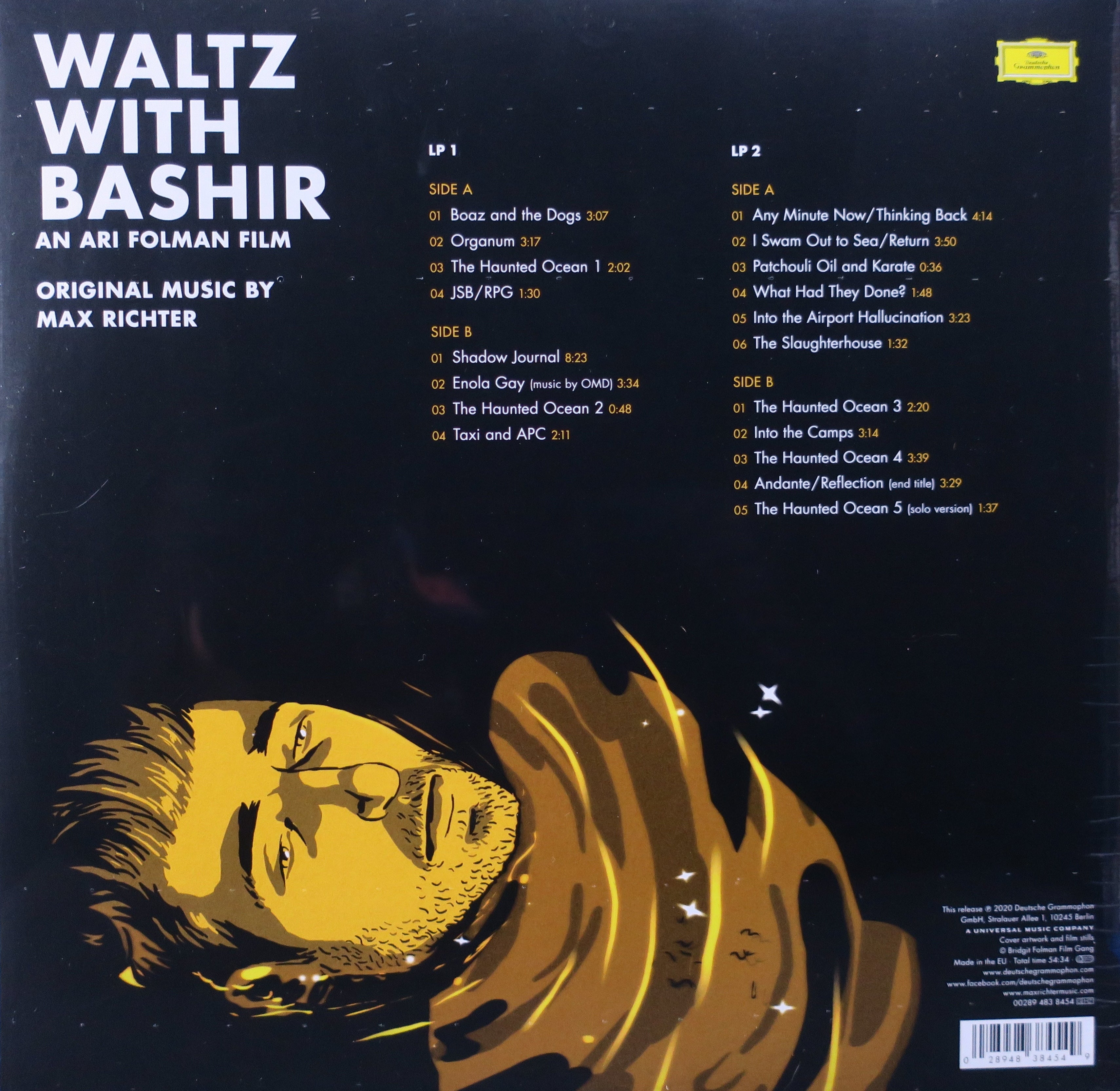 Max Richter WALTZ WITH BASHIR Original Motion Picture Soundtrack 45rpm Vinyl 2LP Record - Perfect for Film Music Collectors & Vinyl Enthusiasts