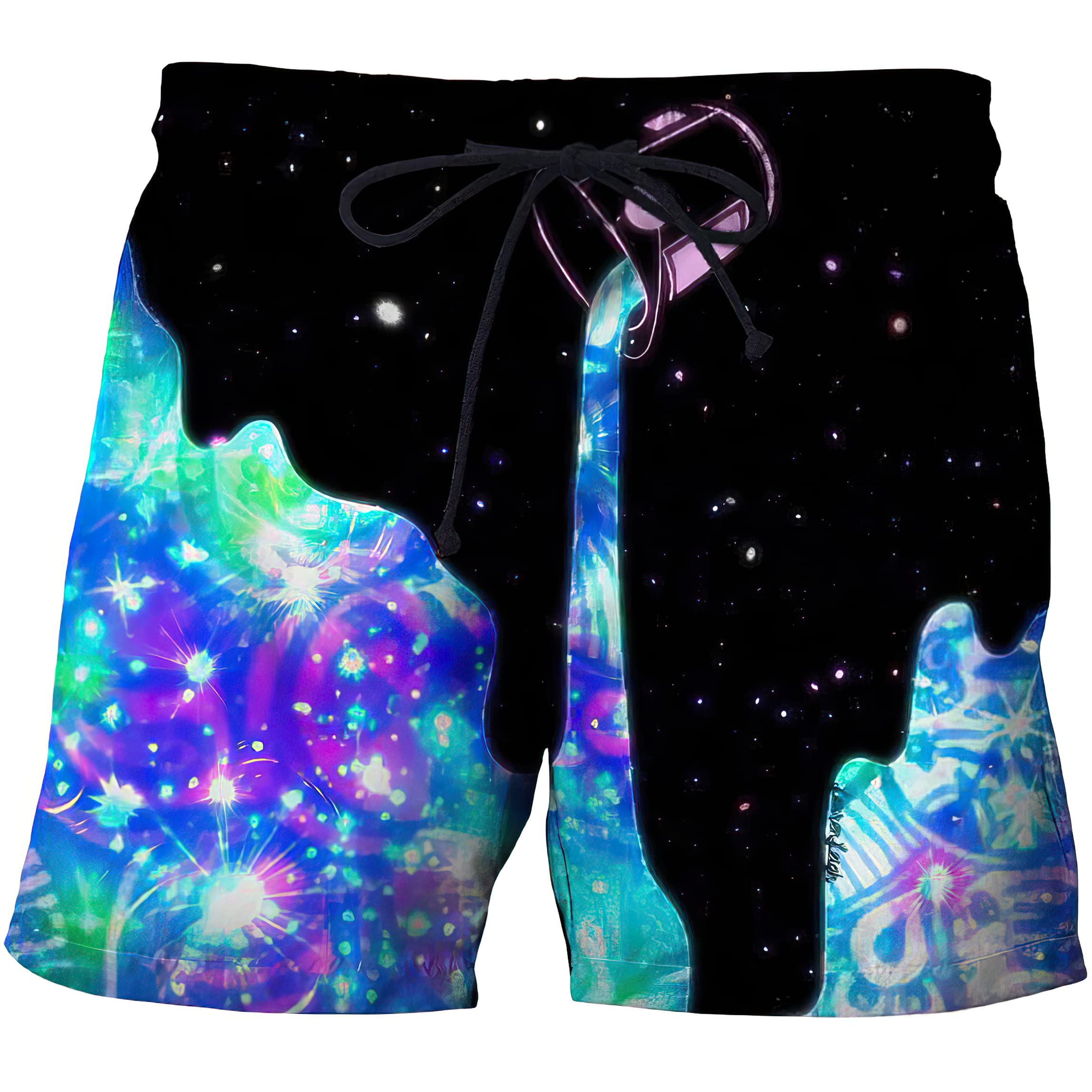 Chiclook Cool Fire and Water Men's Swim Trunks - Quick Dry Board Shorts for Beach, Pool, and Summer Vacation
