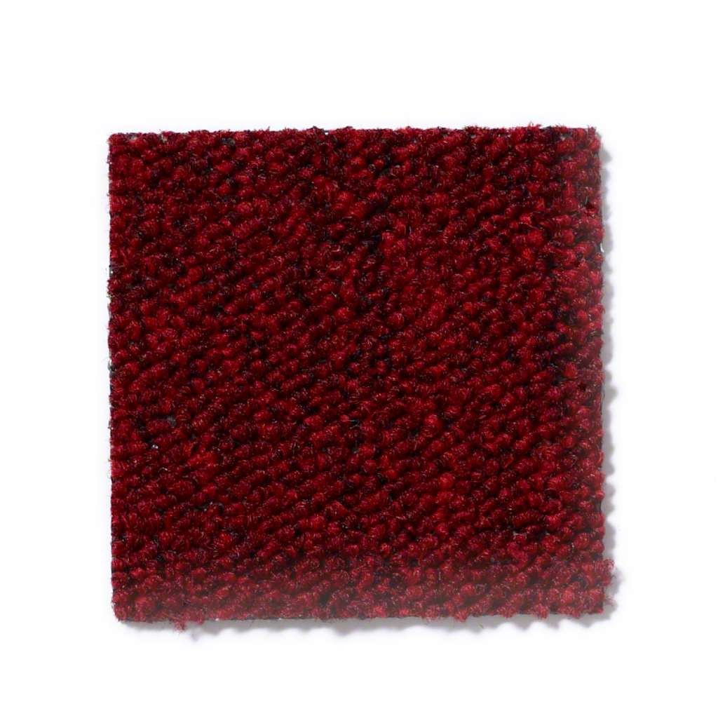 Home Queen 2' Round Red Indoor Outdoor Commercial Area Rug - Soft Non-Slip Floor Mat for Living Room, Bedroom, Patio & Office (H-NEYLAND-2-ROUND-RED)