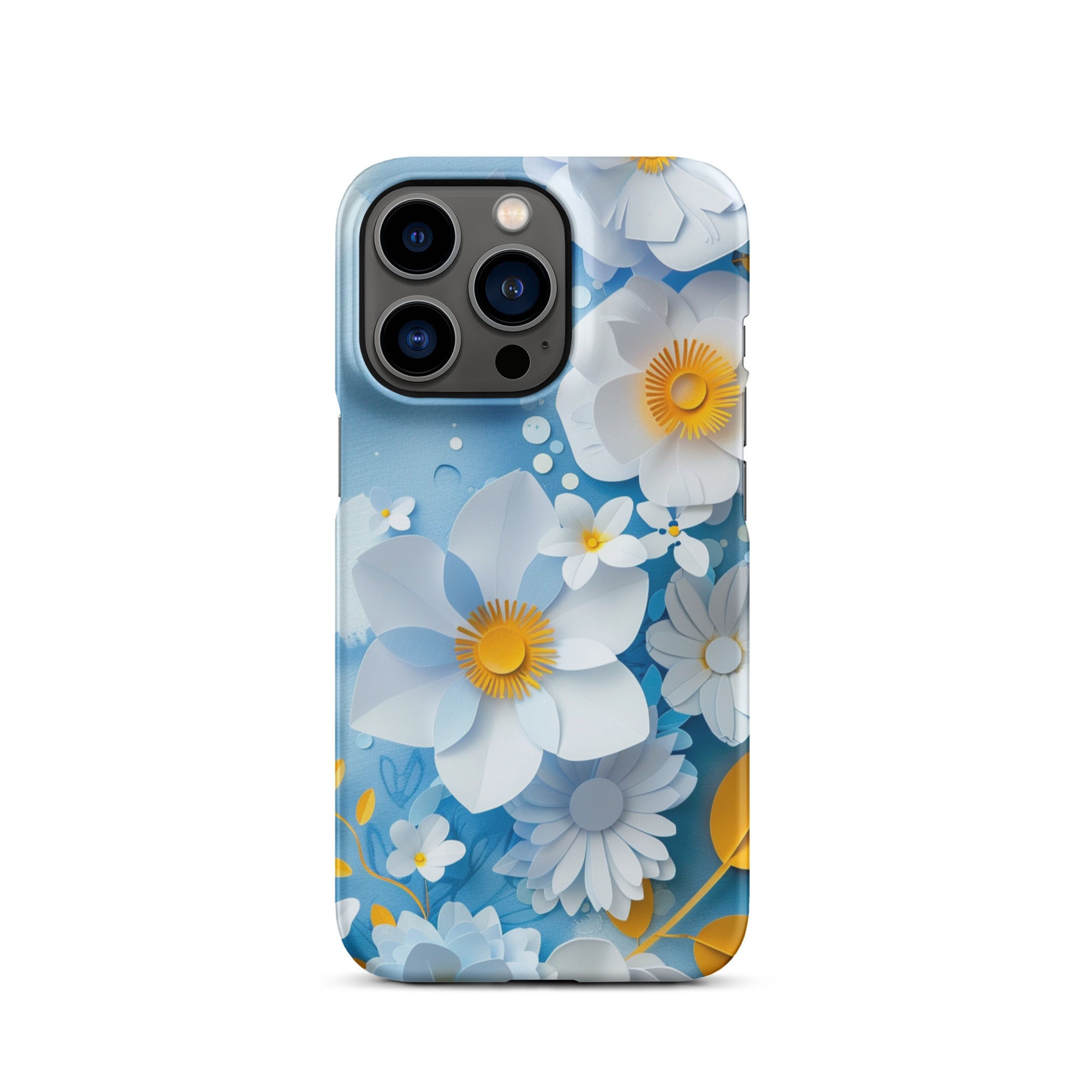 Daisy Sky Protective Snap Case for iPhone 14/13/12/11 Pro Max - Slim Fit Shockproof Cover with Anti-Scratch Design - Perfect for Daily Use, Travel & Outdoor Activities