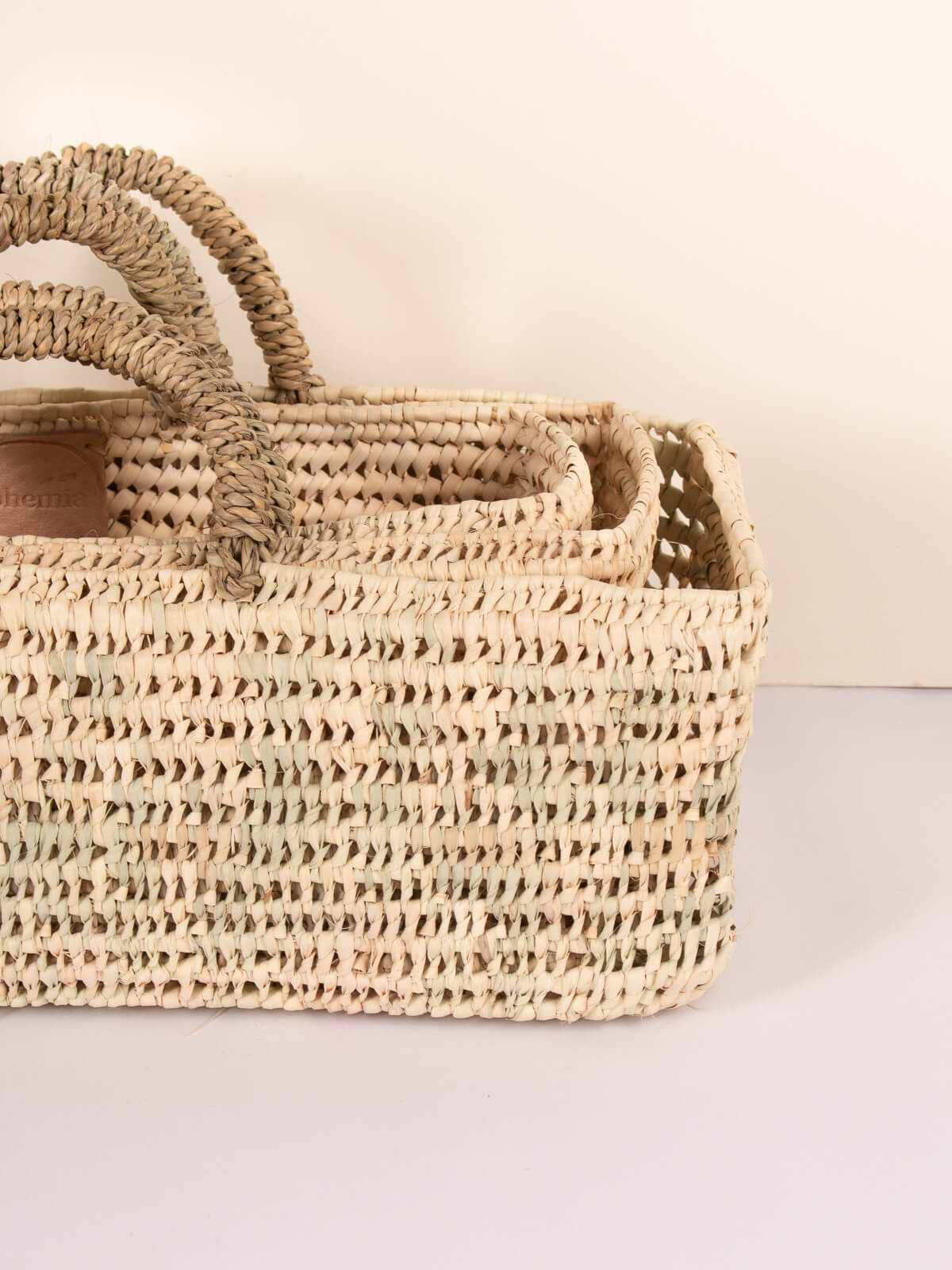 Large Open Weave Storage Baskets - Woven Cotton Organizer Bins for Home Organization | Perfect for Laundry, Toys, Blankets & Bedroom Decor