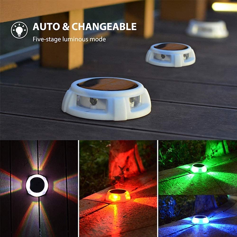 Solar Powered Outdoor LED Ground Lights - IP67 Waterproof, Durable & Energy Efficient for Gardens, Pathways, Decks & Landscaping | Perfect for Patio, Yard & Driveway Lighting