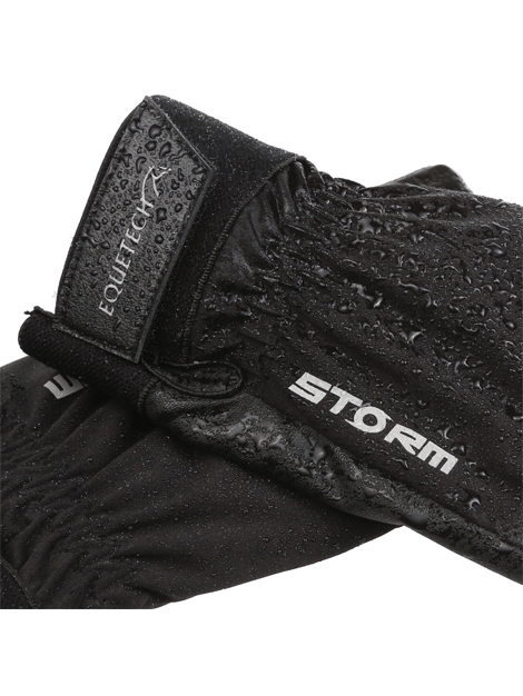 Equetech Storm Waterproof Riding Gloves - All-Weather Equestrian Gloves for Horseback Riding, Training & Outdoor Activities