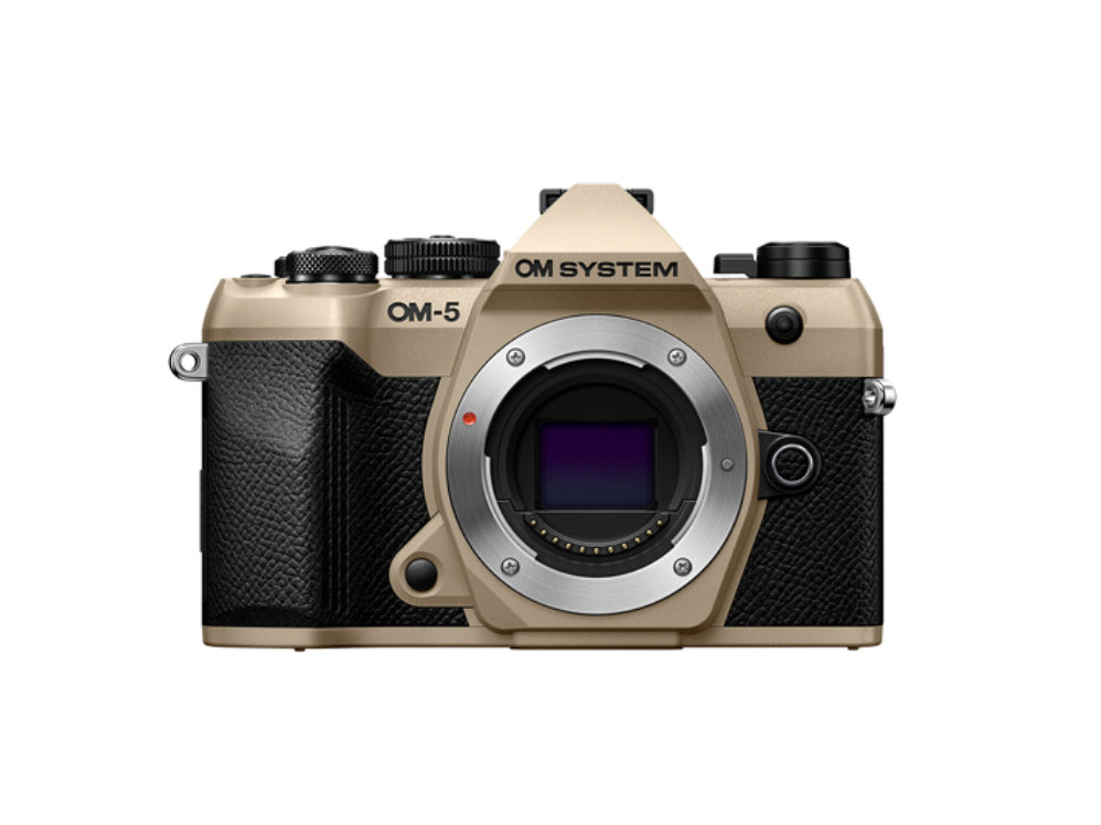 OM SYSTEM OM-5 Mark II Mirrorless Camera Body (Sand Beige) - Compact & Weatherproof for Travel, Hiking & Outdoor Photography