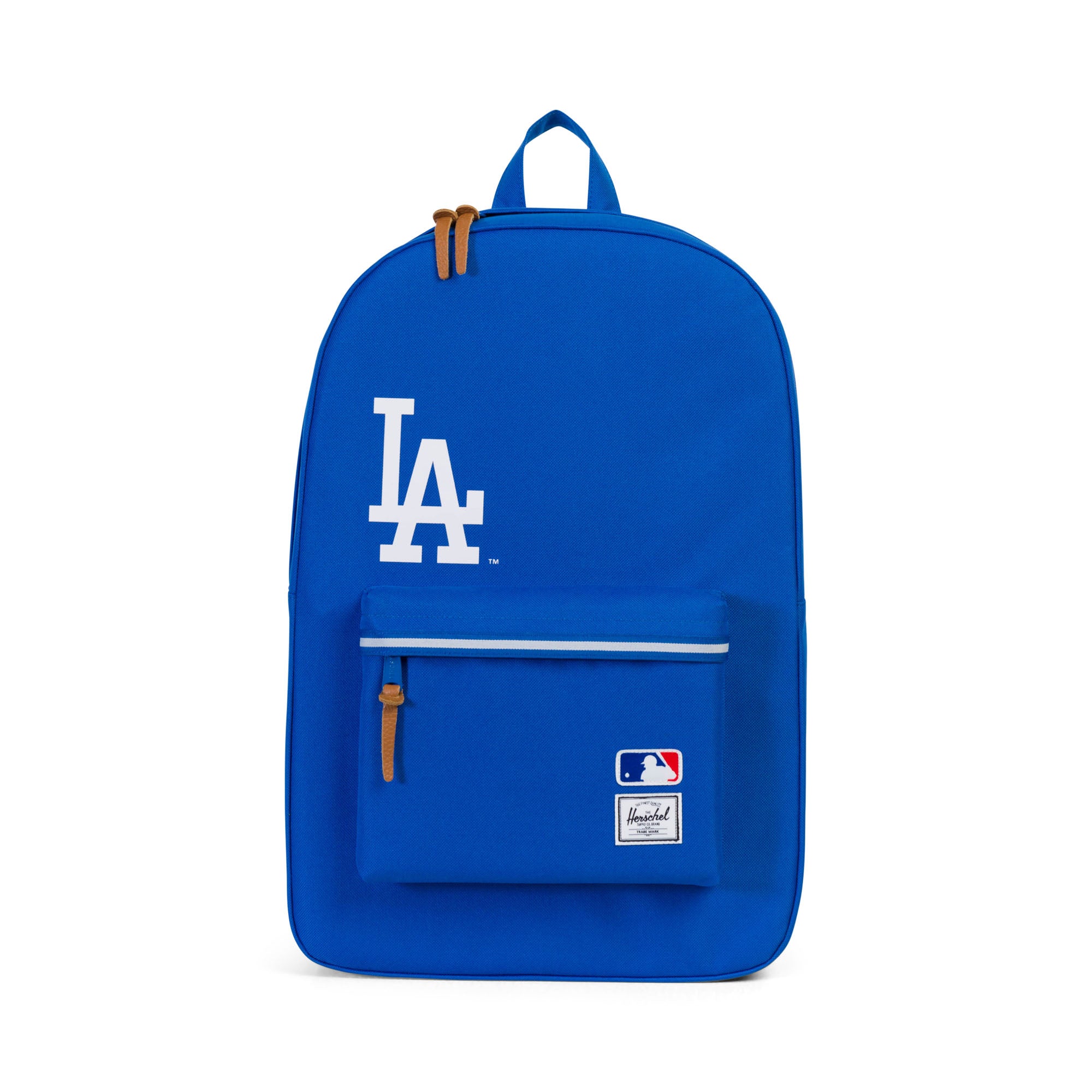 Herschel x MLB Los Angeles Dodgers Heritage Backpack Blue - Stylish College Backpack for School, Travel & Everyday Use