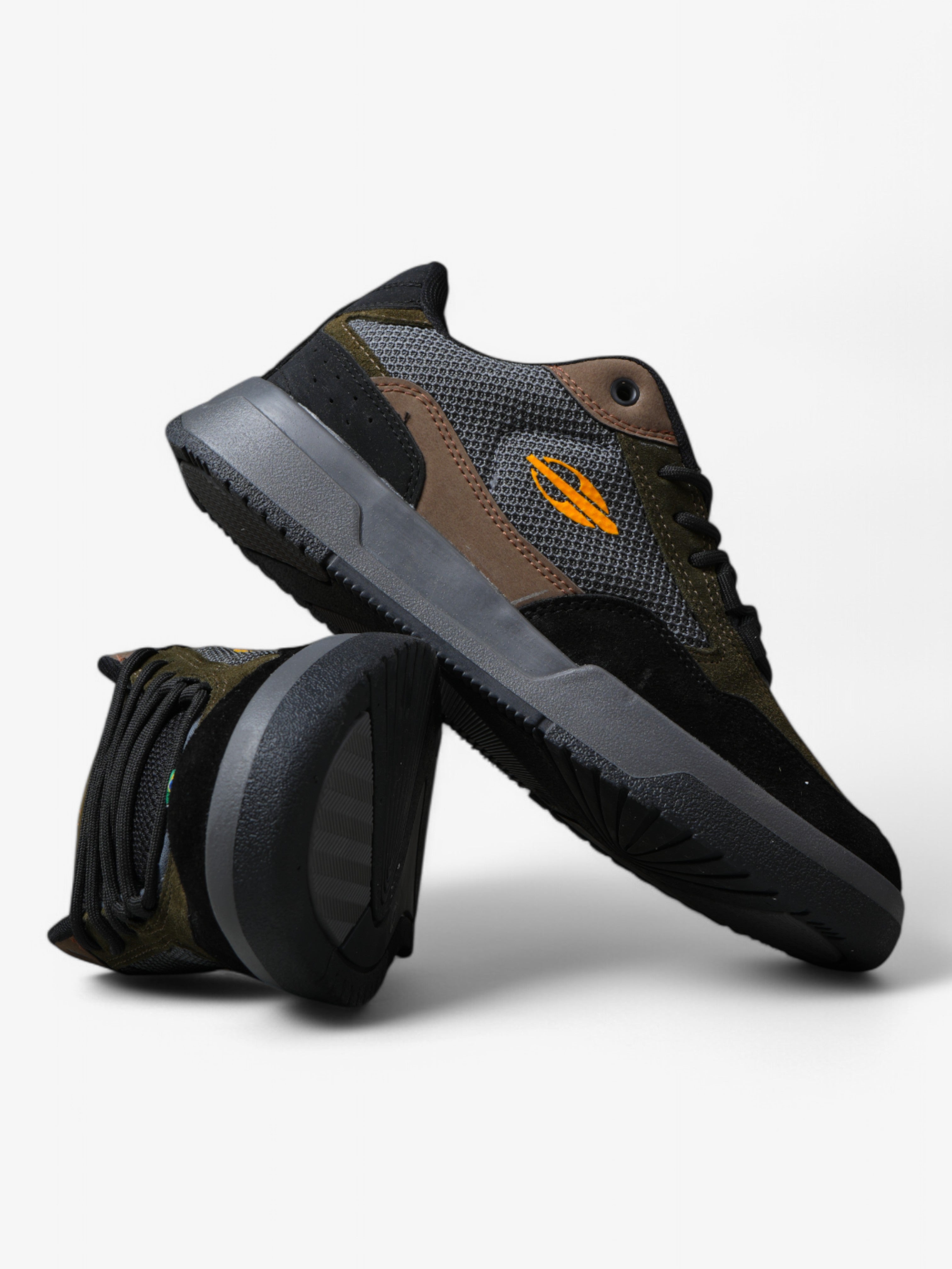Mormaii Skaphe Out Grey Brown Sneakers - Lightweight Hiking & Trail Running Shoes for Men - Perfect for Outdoor Adventures & Casual Wear