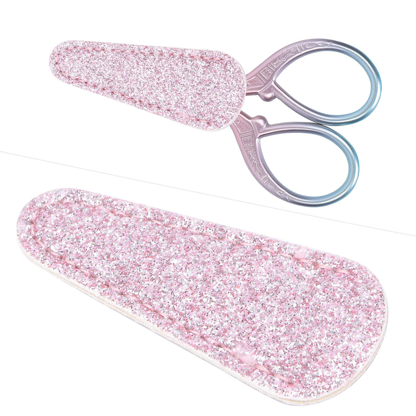 Scissor Tip Protectors - 2.5 x 1.0 Inch Safety Sheath Covers for Embroidery, Detailing & Cutting Scissors | Soft Pink Protective Caps | Prevent Accidents in Crafting, Sewing & Office Use