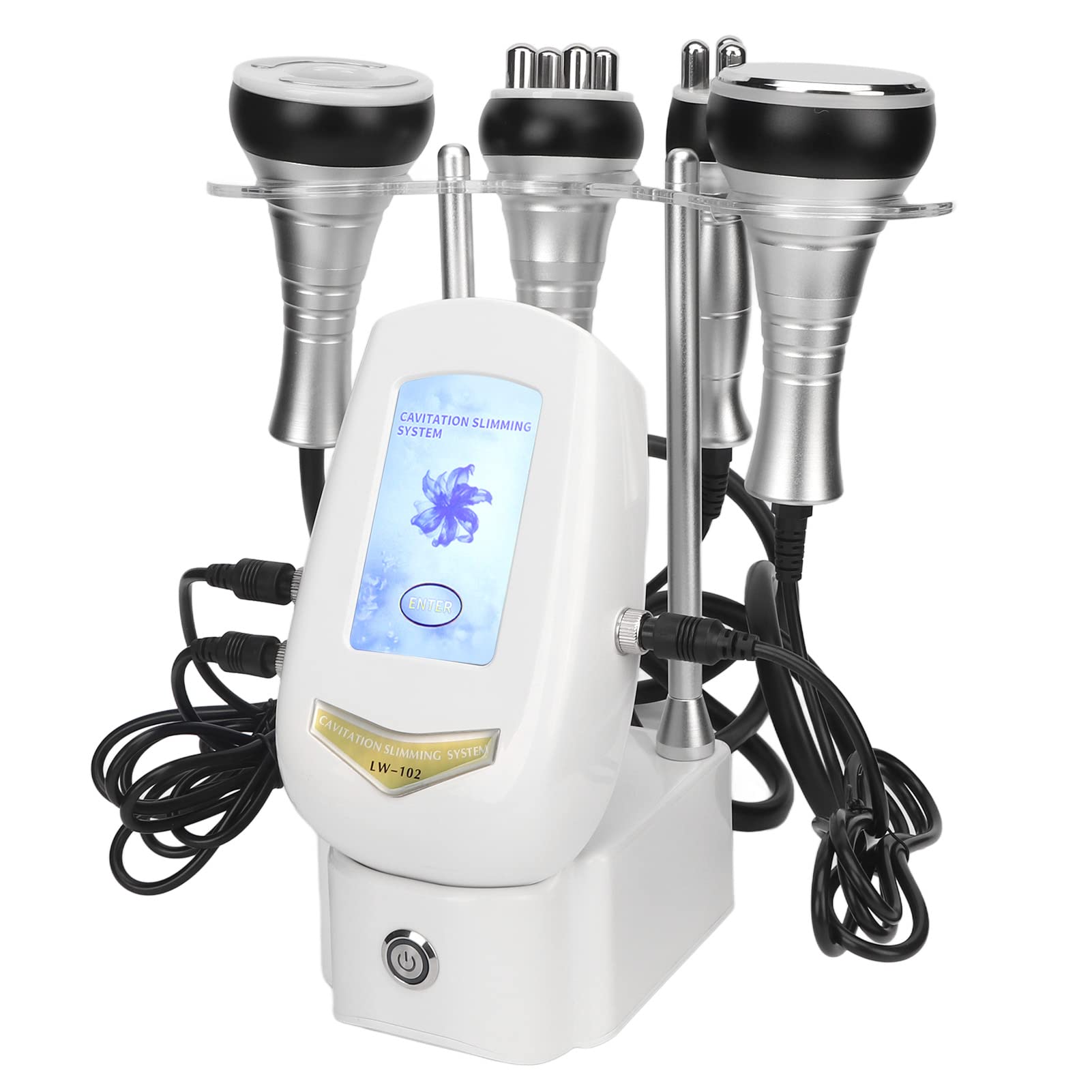 Professional Cavitation Slimming Machine - Adjustable Ultrasound Fat Removal Device 100-240V for Legs & Body - UK Plug - Perfect for Home Spa & Weight Loss Therapy