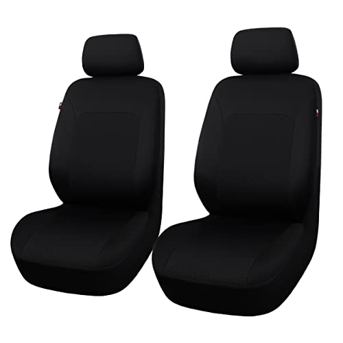 Front Pair neoprene Solid Black