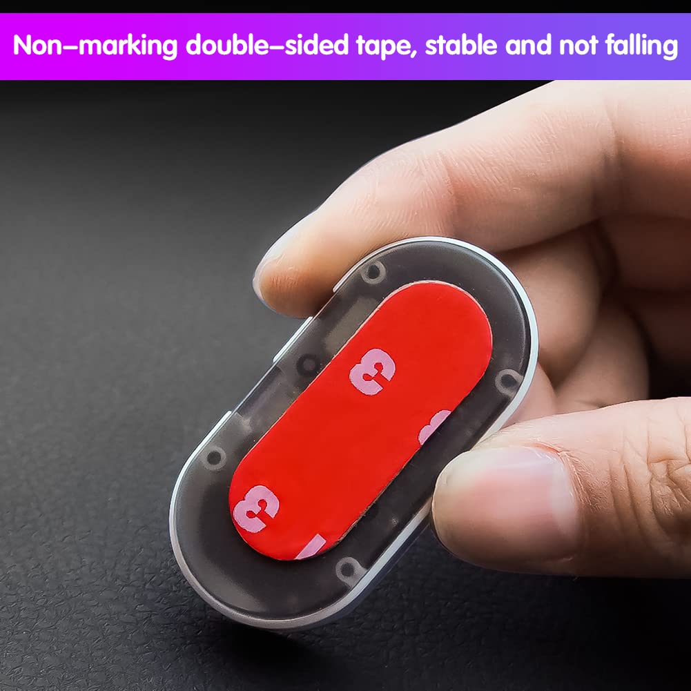 Solar-Powered Car Alarm LED Light - Anti-Theft Warning Flashing Signal Light for Vehicle Security | Deter Burglars with Bright Red Flashing Lights | Ideal for Parking Lots, Driveways & High-Crime Areas