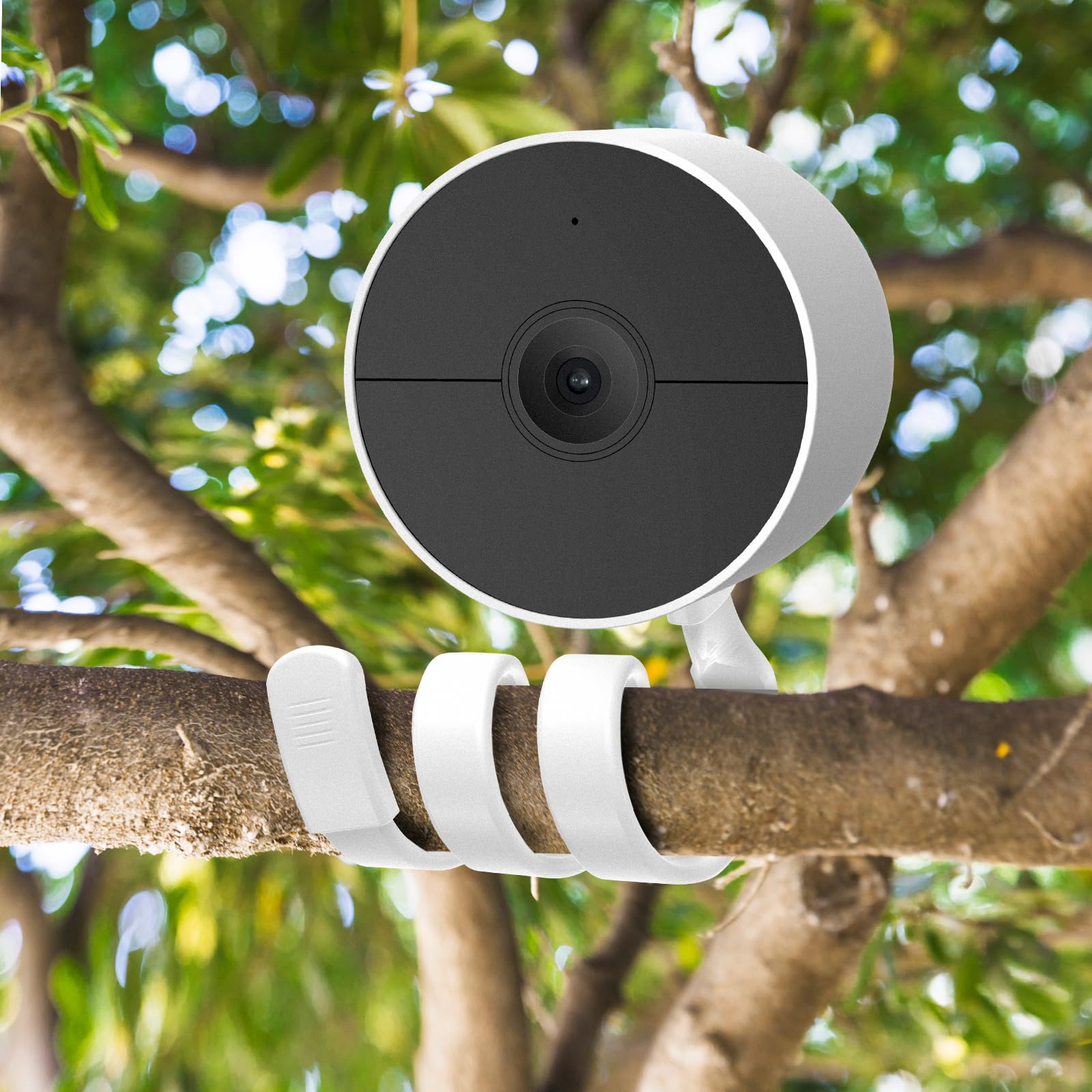 1 Pack Flexible Twist Mount for Arlo Pro/Pro 2/Pro 3/Ultra, No-Drilling Outdoor Security Camera Mount - Compatible with EufyCam, Roelink Argus & More - Perfect for Home Surveillance, Garage Monitoring & Outdoor Security Systems