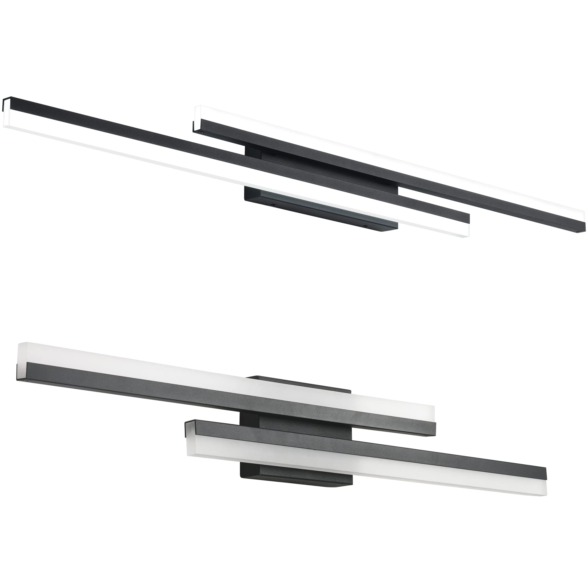Dimmable Black LED Vanity Light 32/48inch for Bathroom Mirror
