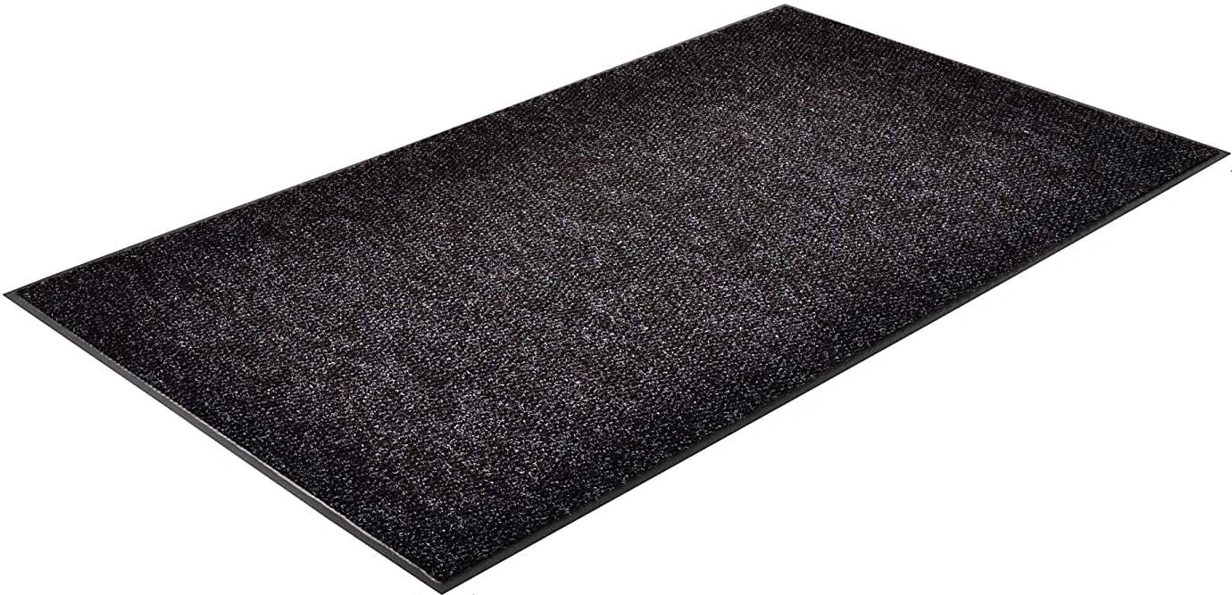 Notrax 136 Polynib Entrance Mat 4' x 6' Charcoal - Heavy Duty Doormat for Home, Office, School & Commercial Use - Water Absorbent, Dirt Trapping Floor Mat for High Traffic Areas