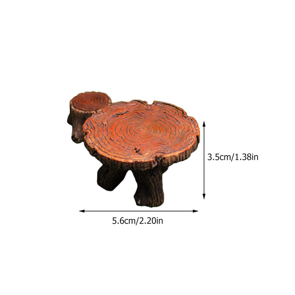 Miniature Table and Chair Set - Creative Simulation Furniture Model for Home Decor, DIY Crafts, Dollhouse Accessories - Perfect for Dollhouse, Model Displays, and Miniature Scenes