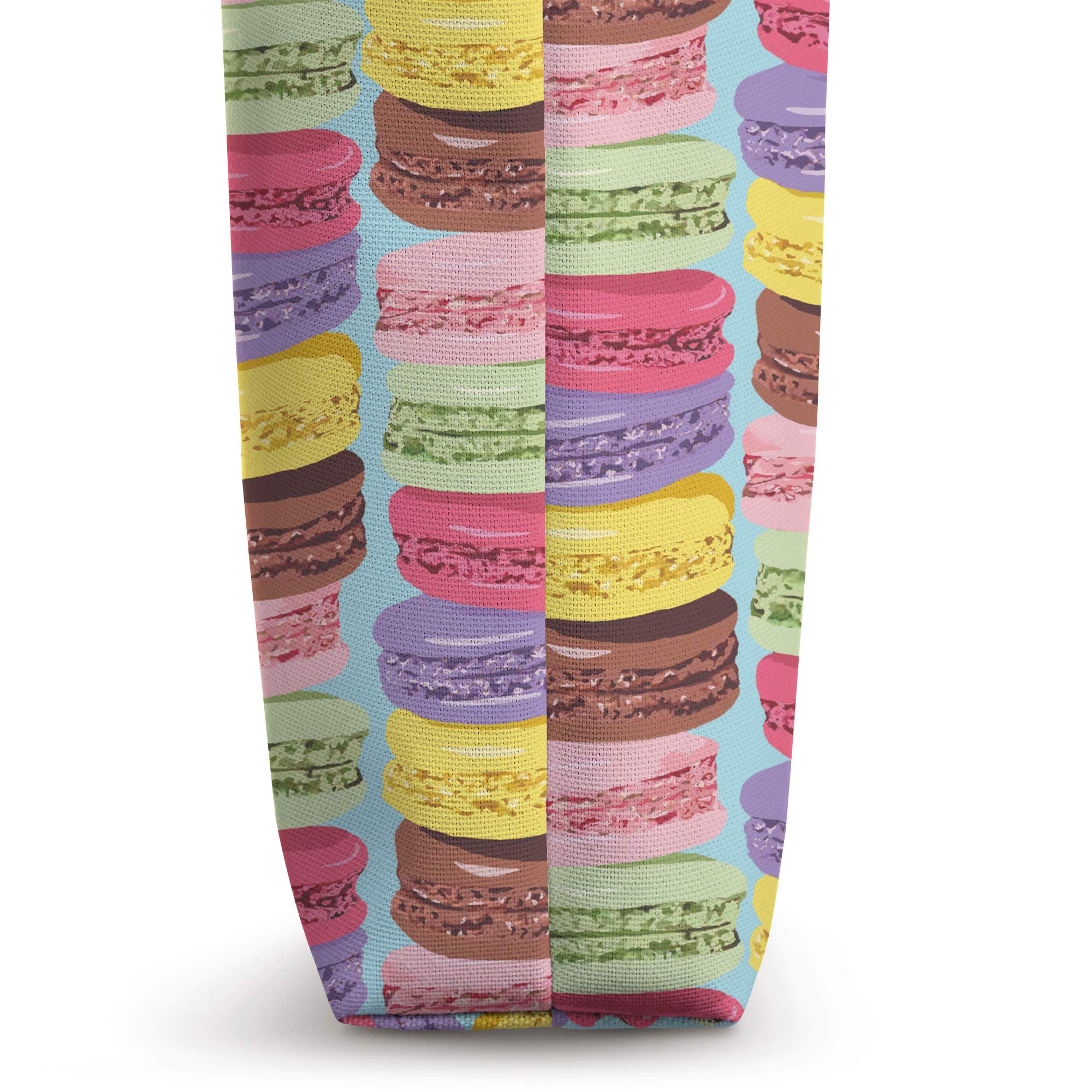 Premium Macaroon Baking Coconut Baker Gift Tote Bag - Perfect for Cooking, Kitchen Use & Baking Enthusiasts | Ideal for Grocery Shopping, Picnics & Gifts