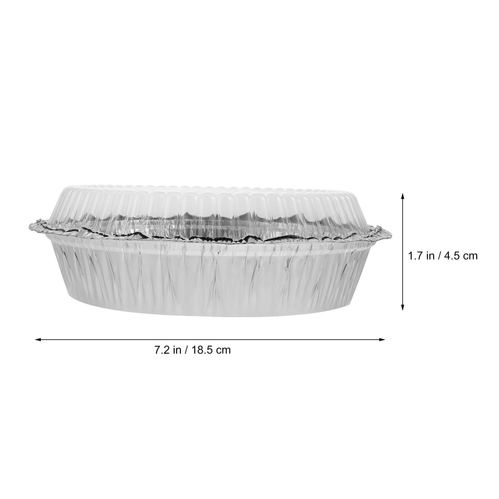 50-Pack Stackable Disposable Aluminum Foil Pans - Large Capacity Baking Trays for BBQ, Roasting, Storage & Pie Making - Perfect for Parties, Catering & Meal Prep