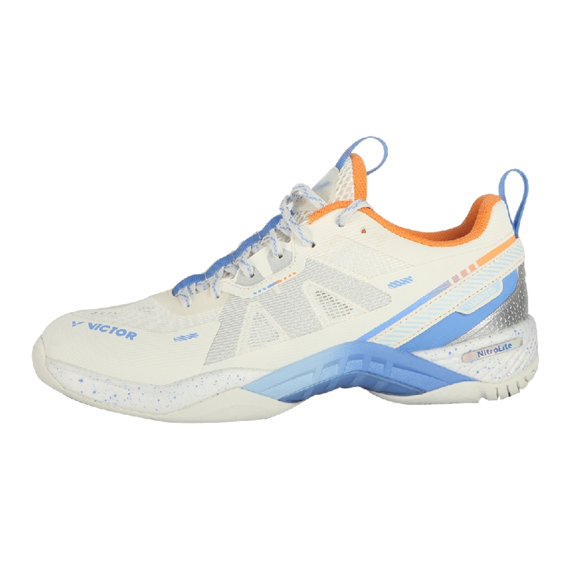 Victor S82III NitroLite Court Shoe - Lightweight Tennis Shoes for Men & Women [Lunar White] - Perfect for Indoor & Outdoor Court Sports