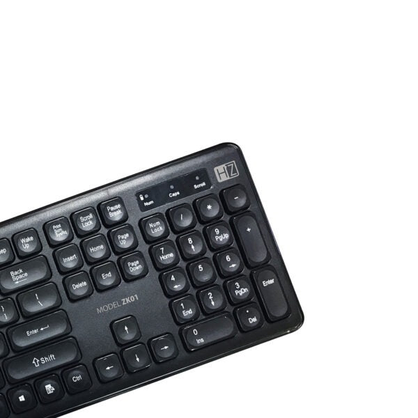 HEATZ ZKO1 Wireless Keyboard and Mouse Combo - Ergonomic Design, 2.4GHz Connectivity for PC, Laptop, Mac - Perfect for Home Office, Gaming, and Productivity