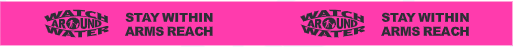 Waterproof Silicone Wristbands for Swimming, Beach & Sports - U5 Pink Watch Around Water Wristband - Perfect for Pool Parties, Water Activities & Fitness Tracking