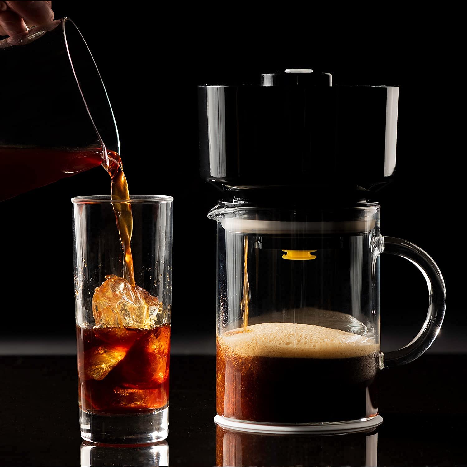 VacOne 2-in-1 Coffee Maker - Hot & Cold Brew for Home/Office