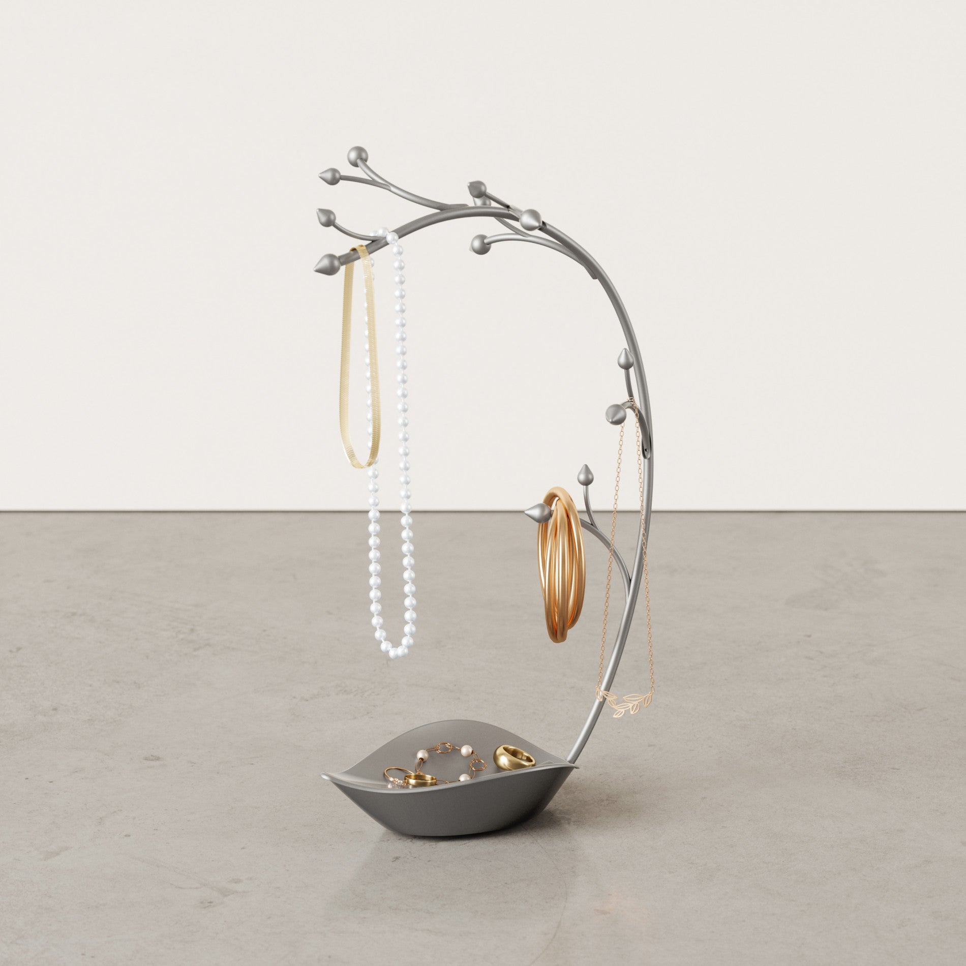 Elegant Orchid Jewelry Stand Holder - Display Necklaces, Rings & Earrings - Perfect for Dresser, Vanity & Gift Giving