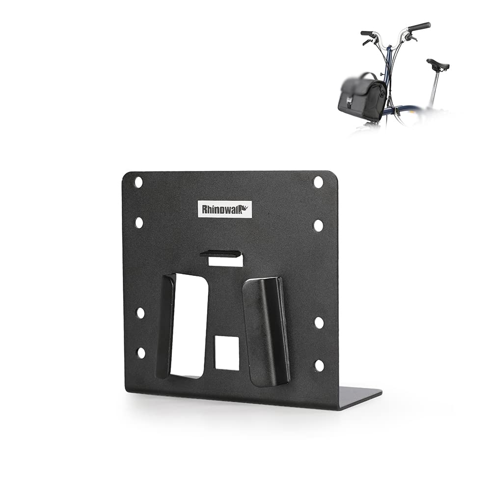 Brompton Bike Front Bag Adapter - Aluminum Alloy Folding Bicycle Bag Bracket for Easy Installation | Perfect for Commuting, Travel & Urban Cycling Accessories