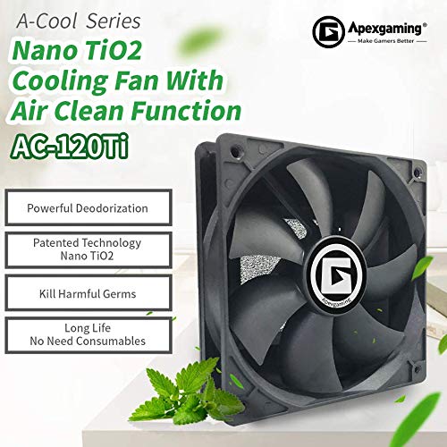 ApexGaming Mid Tower ATX Gaming PC Case with RGB Fans - High Airflow Computer Case for Gaming, Streaming & Workstation Builds - Perfect for Esports, Content Creation & Home Office Setup
