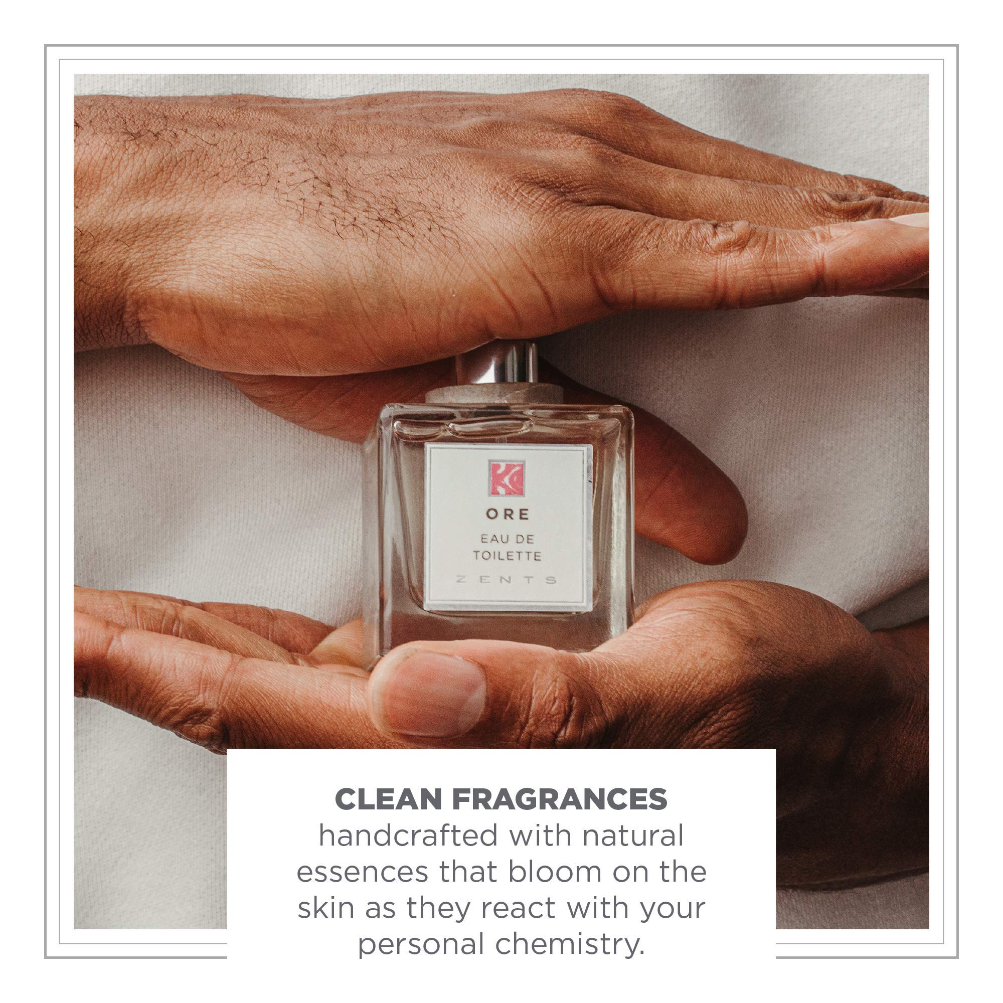 Zents Eau de Perfume Set (Ore & Fresh Fragrance) - Long-Lasting Unisex Perfume with Bay Laurel, Ylang Ylang, Linden Blossom & Lemon Notes - 1.7 fl oz Each - Perfect for Daily Wear, Date Nights & Special Occasions