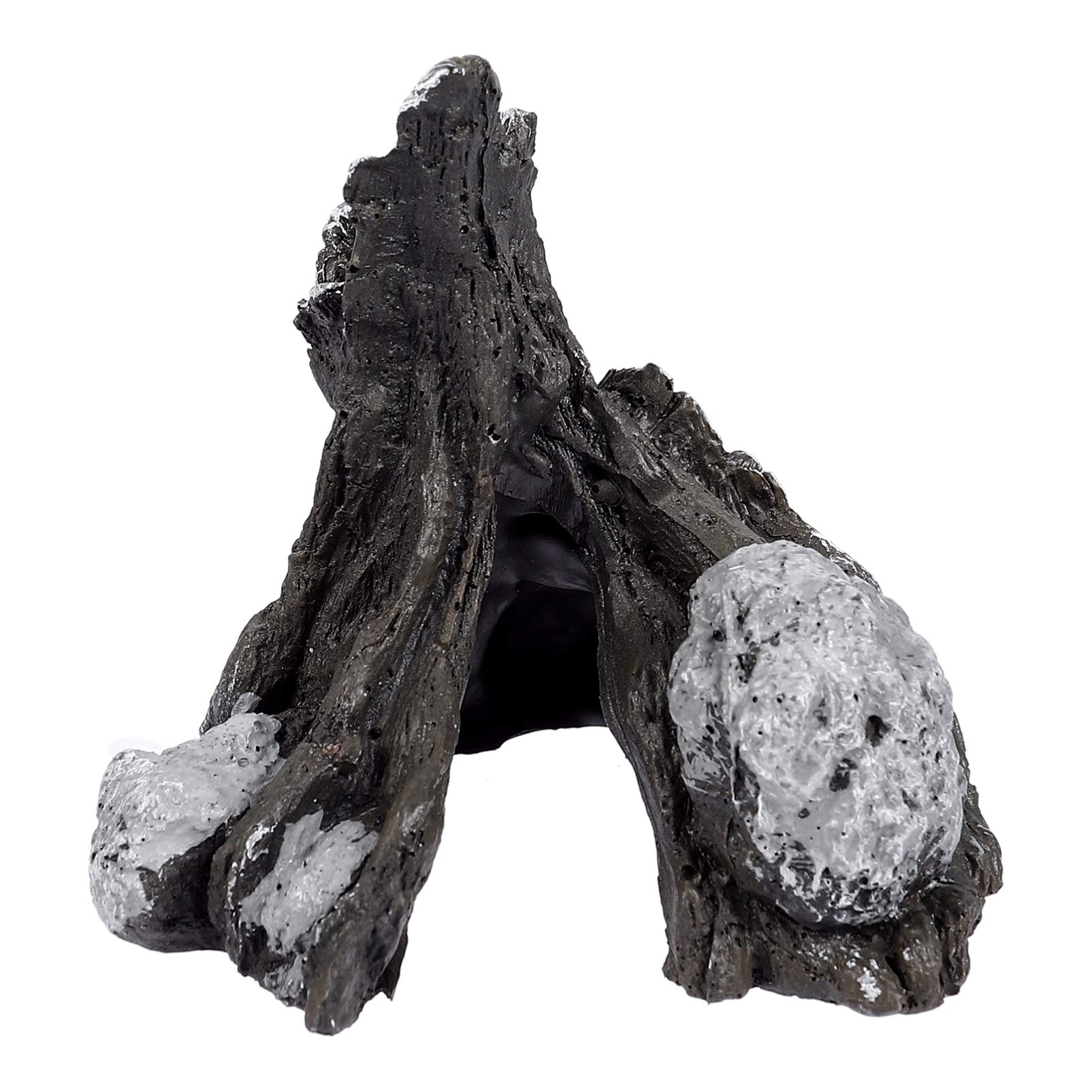 Balacoo Reptile Glass Terrarium Tank - Landscape Decor for Lizards, Snakes & Fish - Resin Hideout Rock & Resting Place - Perfect for Pet Enclosures & Natural Habitat Setups