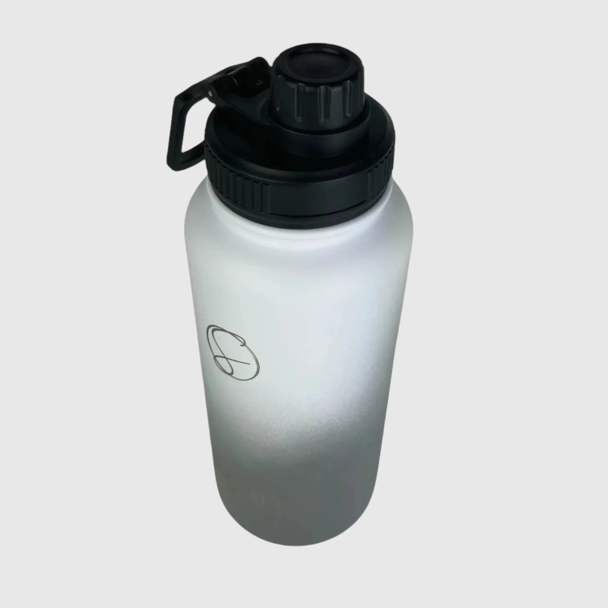 Premium Misty Grey Insulated Stainless Steel Water Bottle - 32oz (950ml) - Keeps Drinks Cold 24Hrs & Hot 12Hrs - Perfect for Gym, Hiking, Office & Outdoor Activities