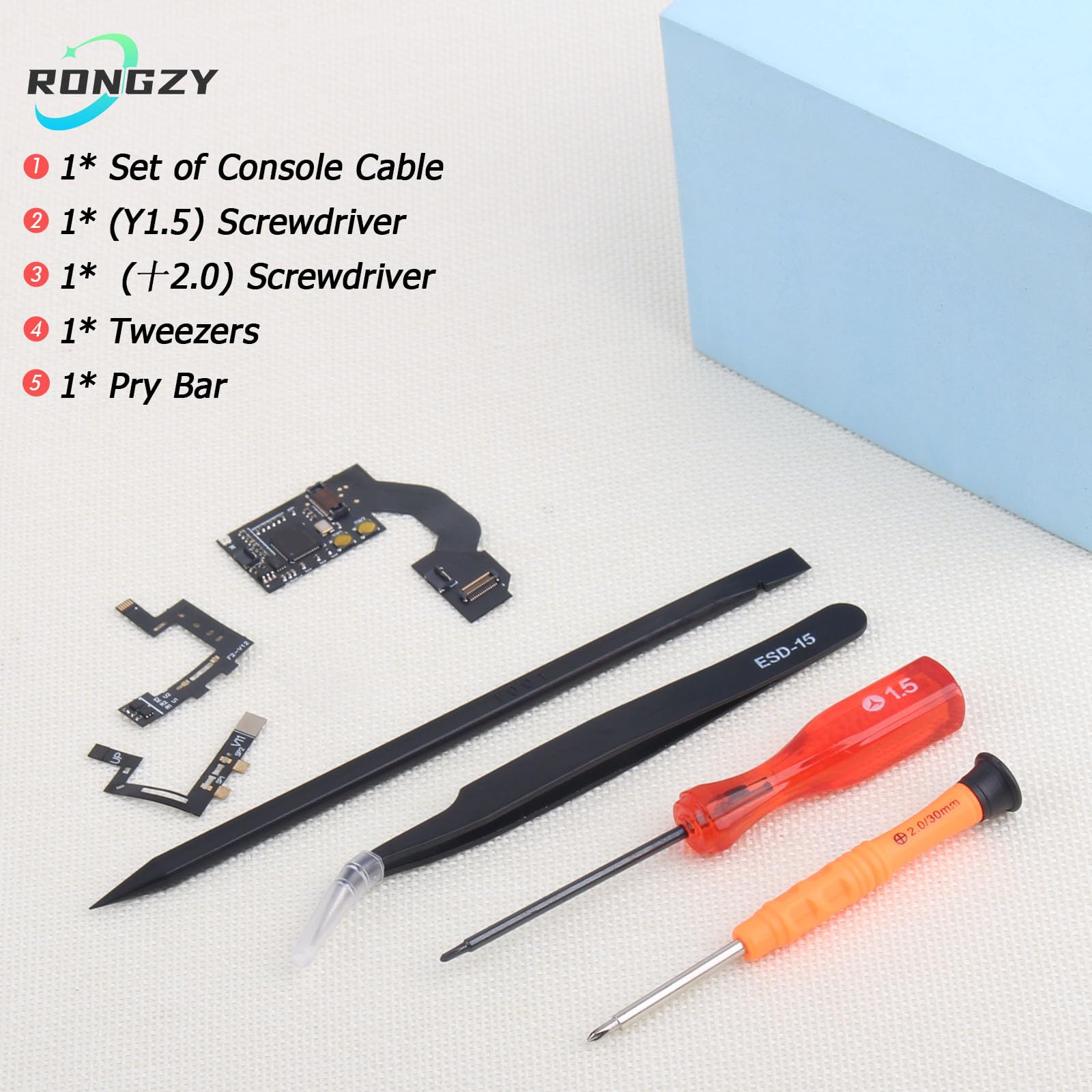 RP2040 Switch Repair CPU Cable for Nintendo Switch Game Console - Replacement Core Chip Flex Cable with Repair Tools | Fix Joy-Con & Console Issues