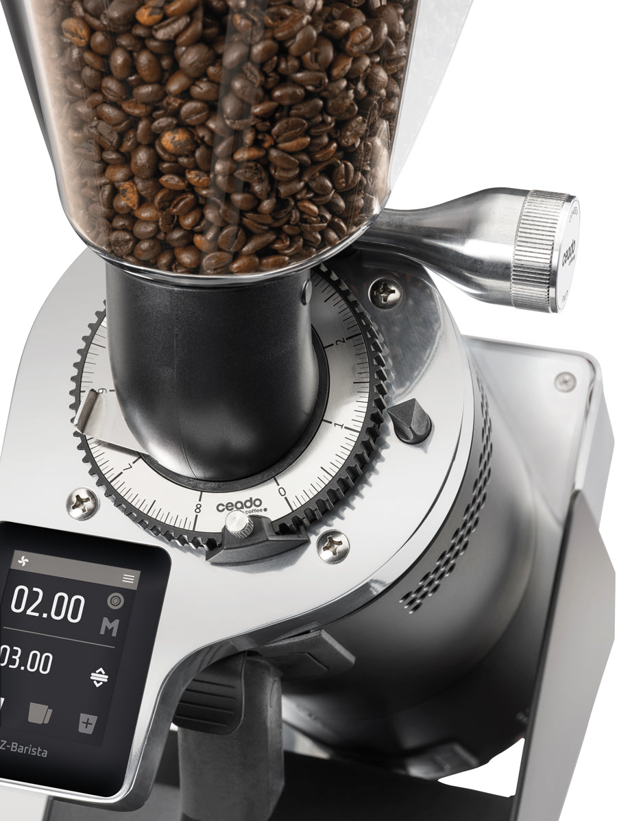 Ceado E37Z Professional Espresso Grinder - Commercial Grade Coffee Bean Grinder for Baristas & Coffee Shops | Perfect for Espresso, Latte & Cappuccino Preparation
