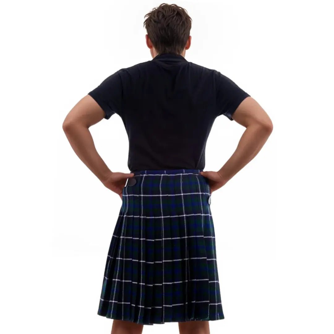 Custom Douglas Tartan Kilt for Men - Premium Scottish Wool Kilt with Adjustable Fit | Perfect for Weddings, Highland Games & Celtic Events
