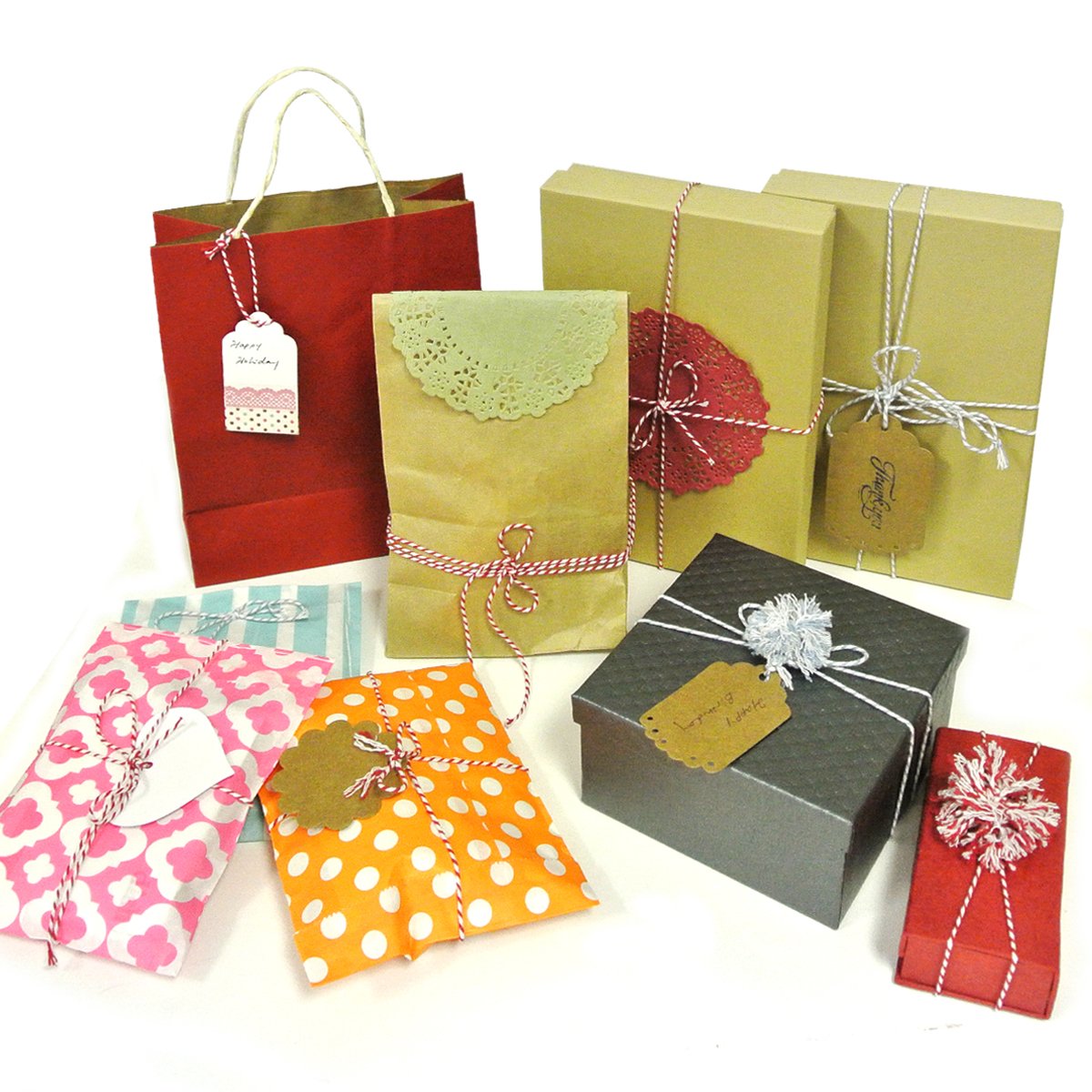 Wrapables Horizontal Favor Bags - Lime Green (Set of 25) - Perfect for Party Favors, Wedding Gifts & Baby Showers