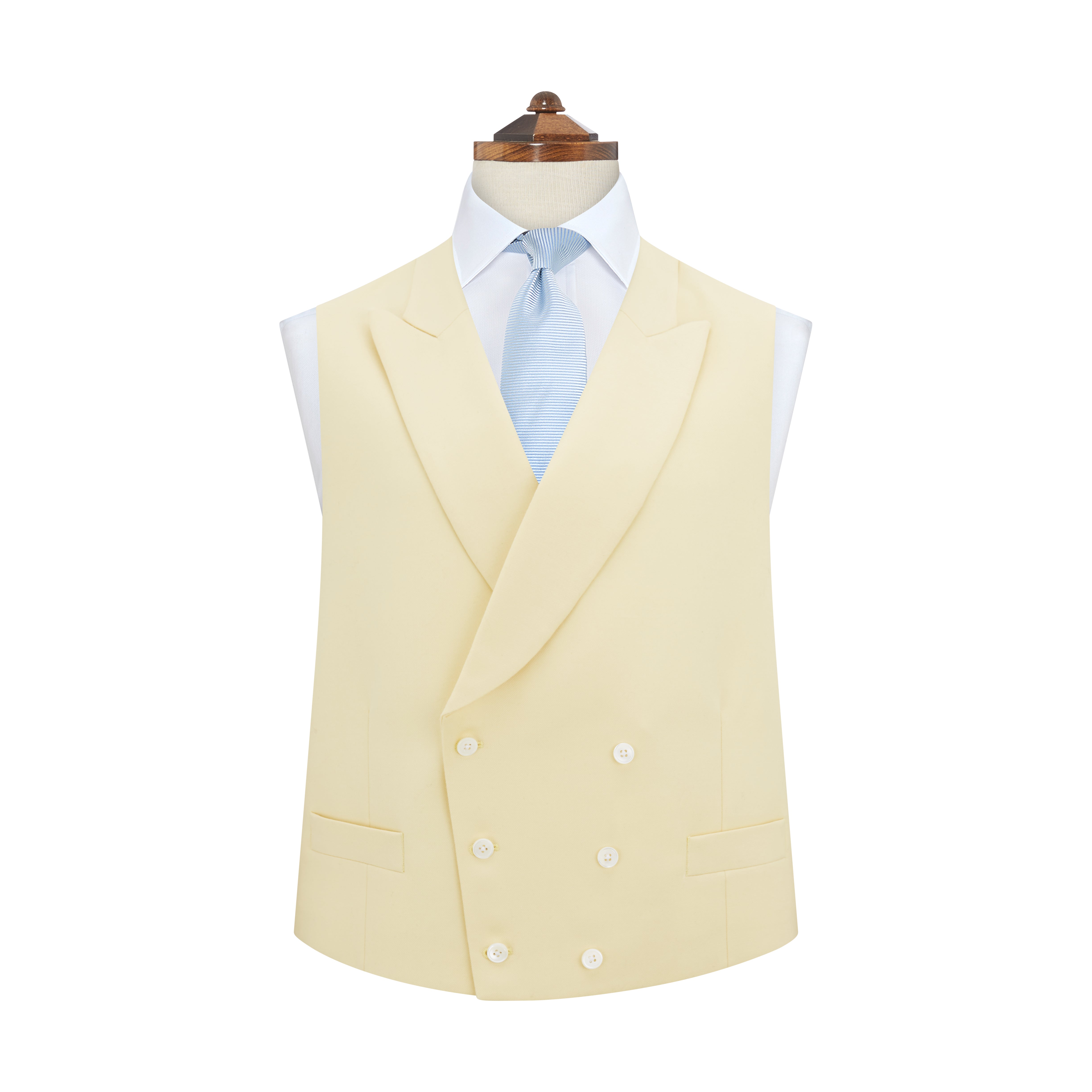 Hayward Yellow Wool Waistcoat for Men - Classic Vintage Style Vest - Perfect for Weddings, Office & Formal Occasions