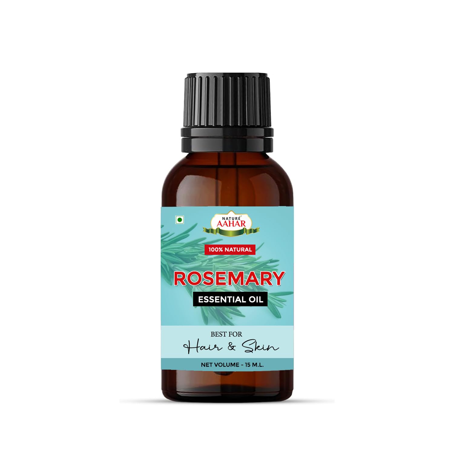 Pure Rosemary Essential Oil & Dried Rosemary Leaves Combo (15ml Oil + 100g Leaves) for Hair Growth, Skin Care & Aromatherapy | Natural Face Serum, Scalp Treatment & Cooking Ingredient