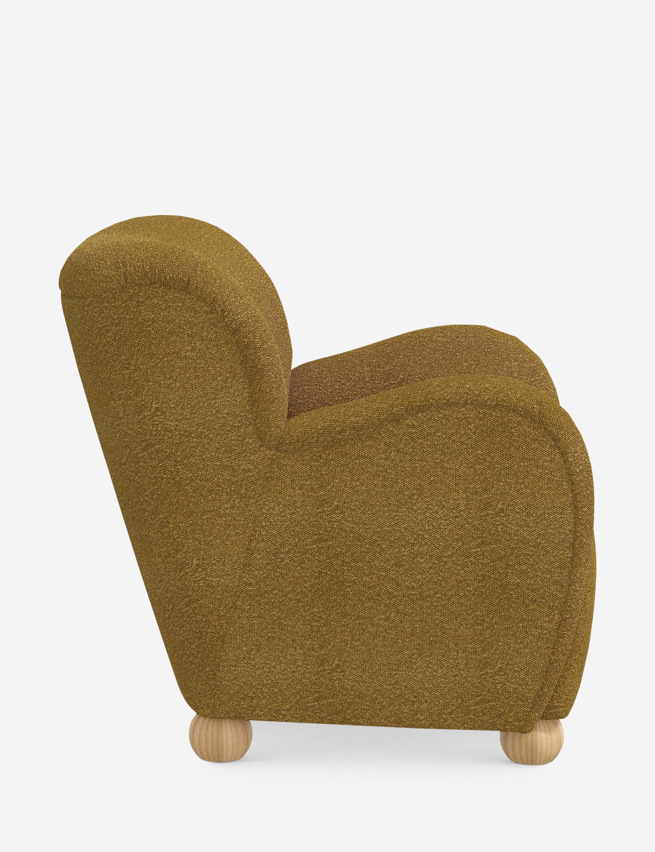 Baird Accent Chair - Modern Upholstered Lounge Chair for Living Room, Bedroom & Office - Stylish Comfortable Reading Chair with Solid Wood Legs - Perfect for Relaxing, Reading & Decorating