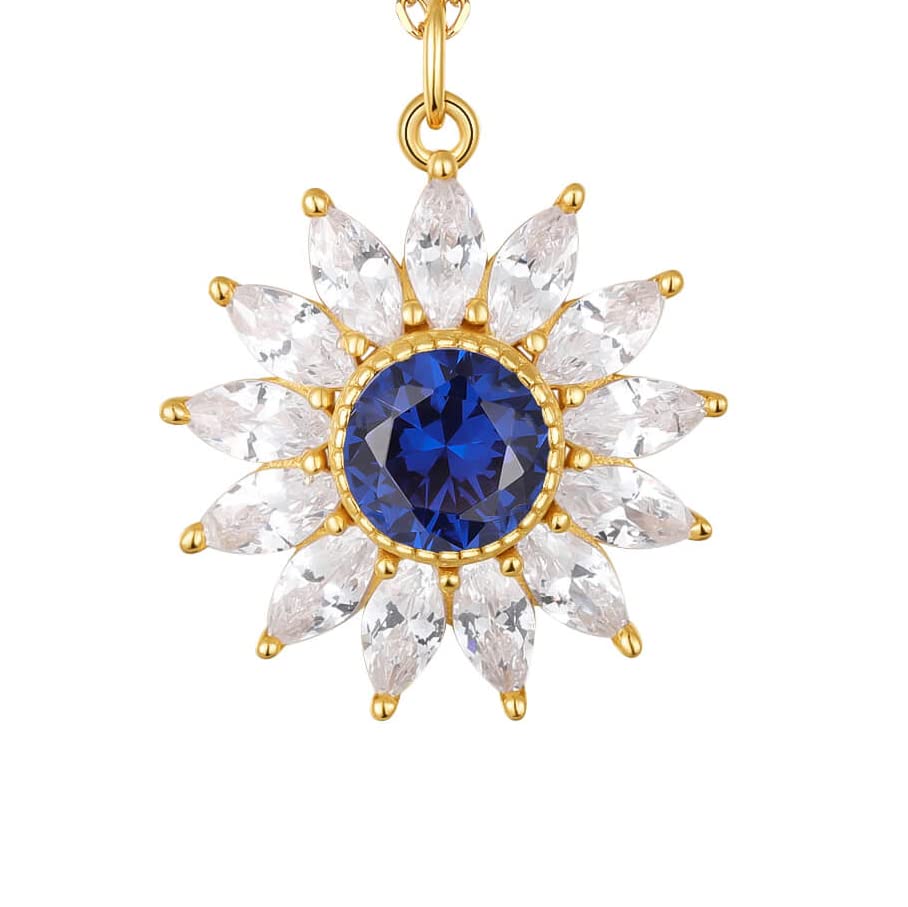 09 September Birthstone Necklace