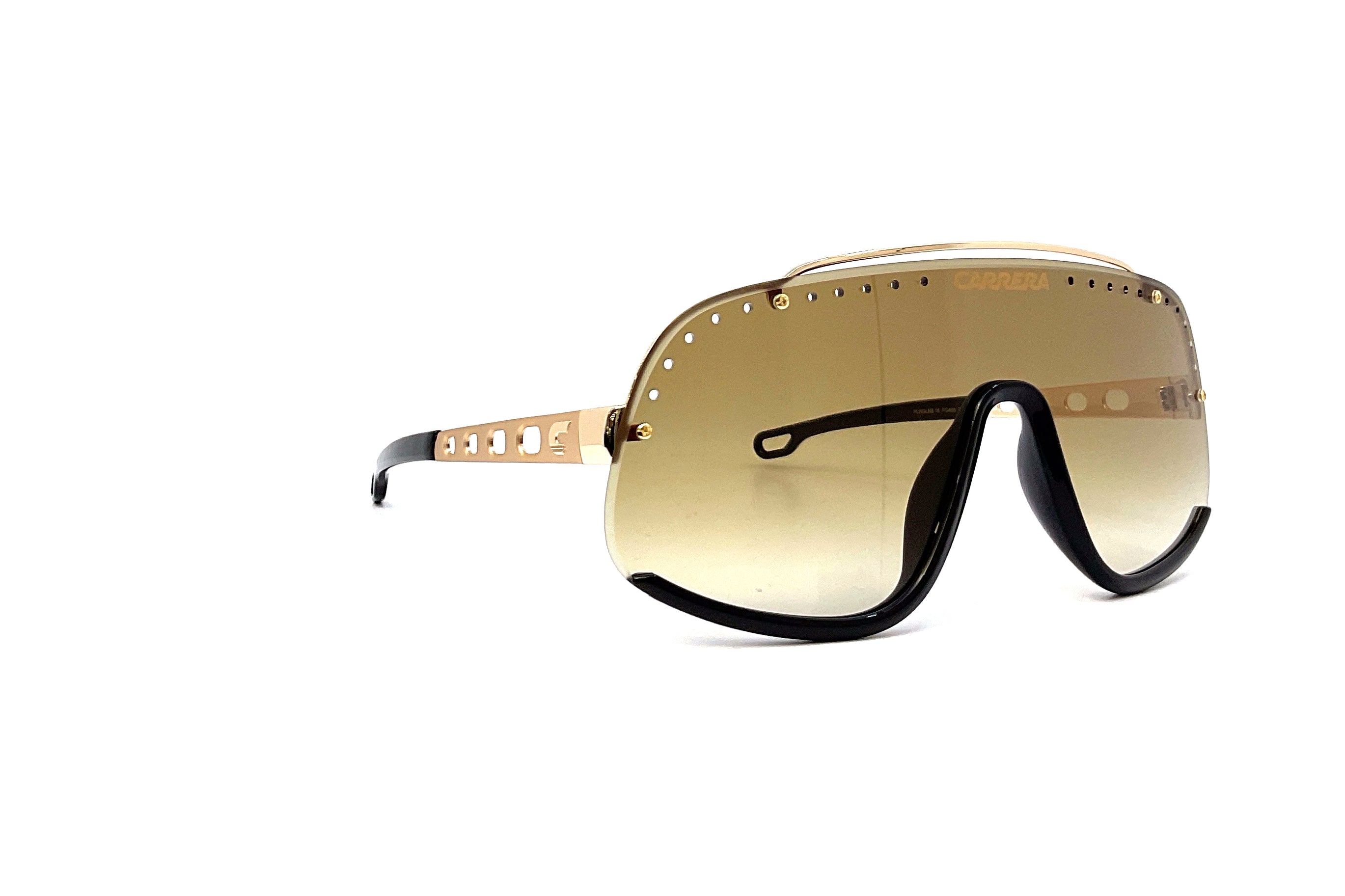 Carrera Flaglab 16 Sunglasses - Brown Gold Frame with UV Protection - Perfect for Driving, Outdoor Sports & Fashion Accessories